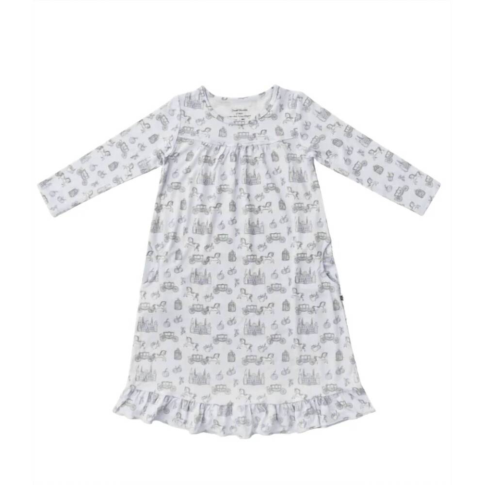NEW SWEET BAMBOO girl's fairy godmother boho nightgown in white multi